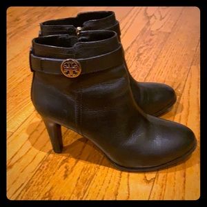 Black Tory Burch Bristol Ankle Boots
